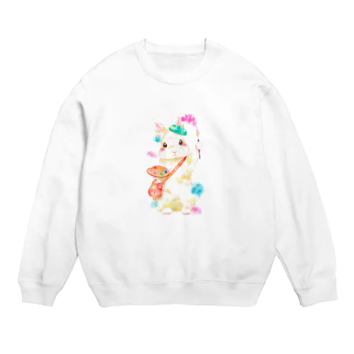 絵描き屋のキキくん Crew Neck Sweatshirt