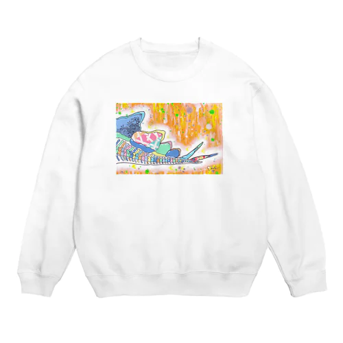 ステゴサウルス・ボーン Crew Neck Sweatshirt