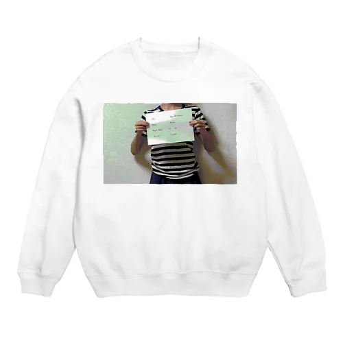 マグショット？　罪人？（256カラー） Crew Neck Sweatshirt