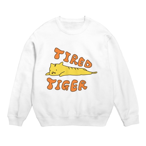 TIRED TIGER Crew Neck Sweatshirt