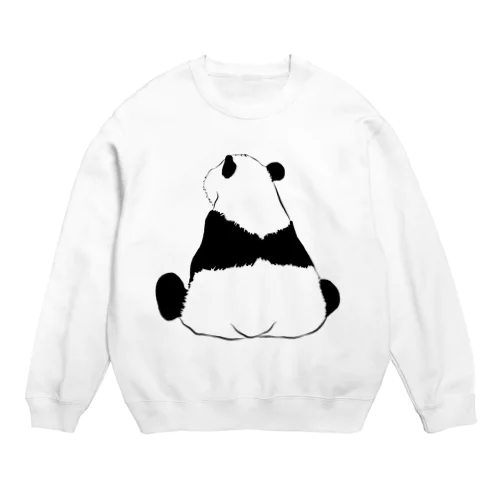 パンダの背中🐼 Crew Neck Sweatshirt