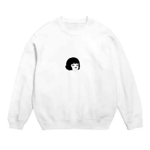 ひげ Crew Neck Sweatshirt