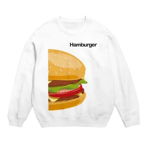 Big Humburger--大きいハンバーガー- Crew Neck Sweatshirt