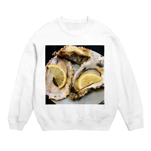 【生牡蠣】脳みそちゃん Crew Neck Sweatshirt