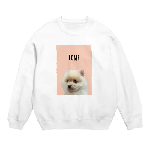 ポメラニアンのポメくん Crew Neck Sweatshirt