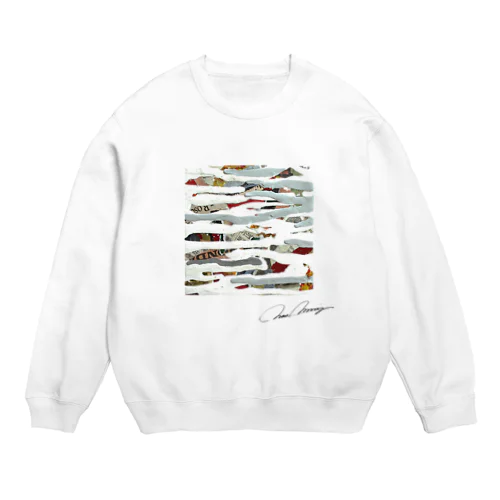 時の隙間 ブロック バックロゴマーク無し Crew Neck Sweatshirt