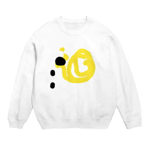 かたつむりくん Crew Neck Sweatshirt