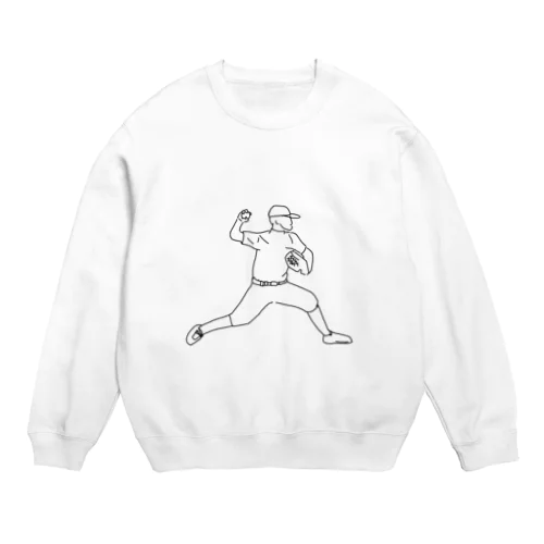 ピッチャーくん Crew Neck Sweatshirt