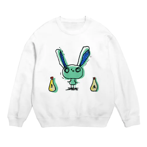 うつうさぎ Crew Neck Sweatshirt