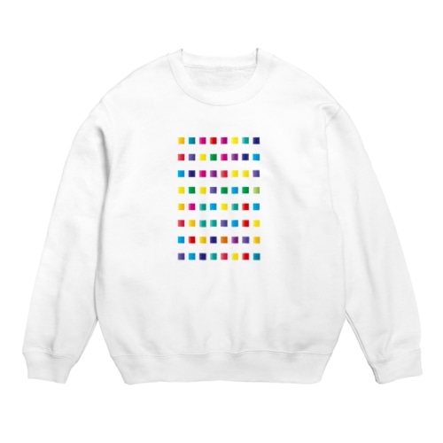 アートなカラーチャート Crew Neck Sweatshirt