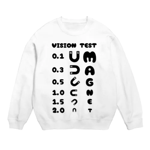 視力検査 Crew Neck Sweatshirt