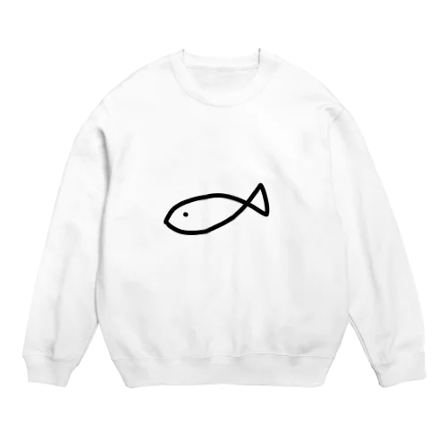 おさかな Crew Neck Sweatshirt