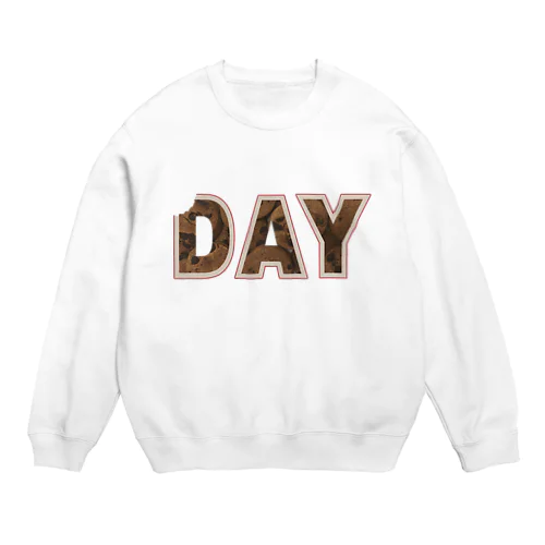 WHITE - DAY Crew Neck Sweatshirt