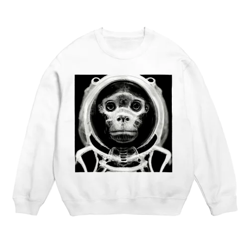 Space Monkey #2 Crew Neck Sweatshirt