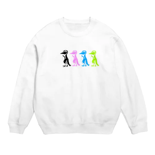 カラフルケープペンギン Crew Neck Sweatshirt