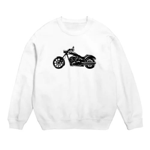 Motorcycle Crew Neck Sweatshirt