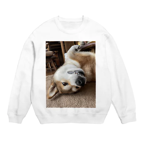 Mugi is Tanuki Crew Neck Sweatshirt