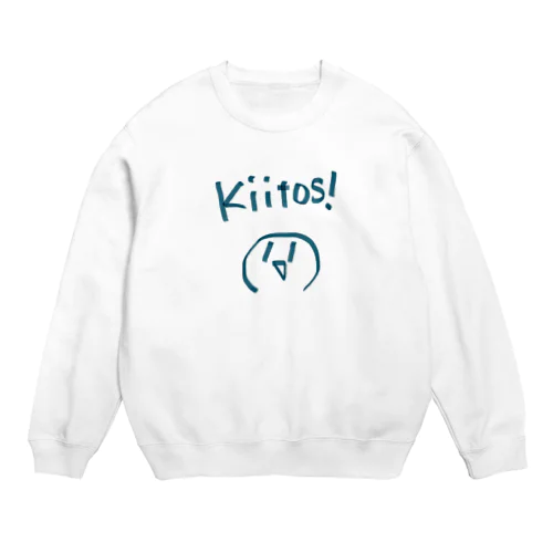 kiitos smile Crew Neck Sweatshirt