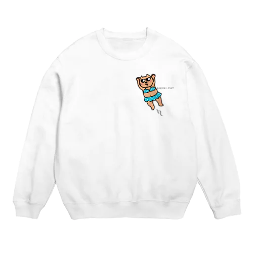 ビキニCATさん Crew Neck Sweatshirt