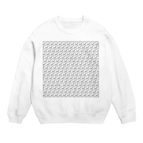 どどねこ-びっしり- Crew Neck Sweatshirt