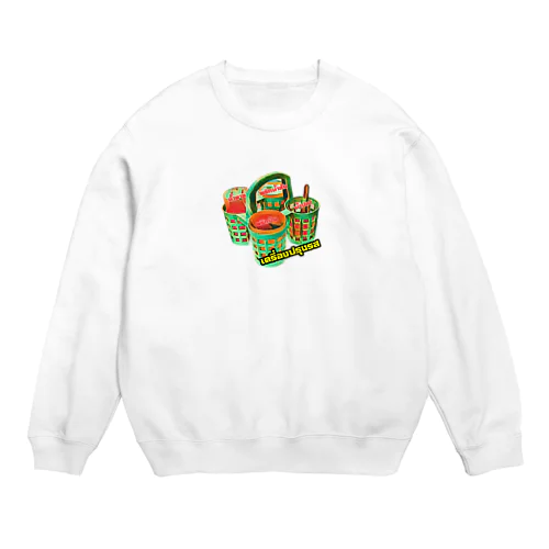 タイの4つの調味料(タイ語詳細入り) Crew Neck Sweatshirt