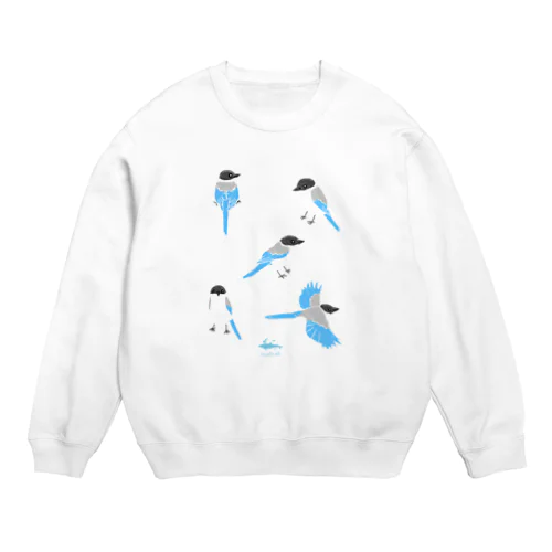 オナガちょこちょこ Crew Neck Sweatshirt