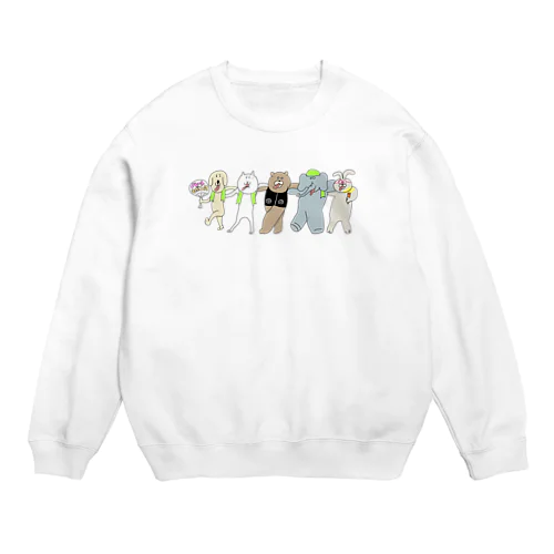 夏フェスモードのベロだし☆フレンズ Crew Neck Sweatshirt