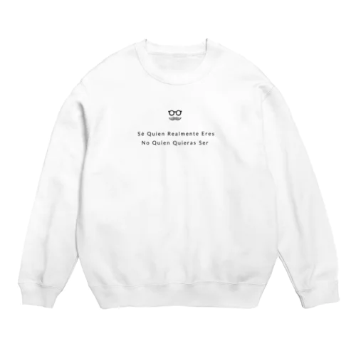 シンプルおひげ。 Crew Neck Sweatshirt