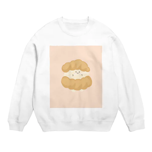 シュークリームのくりむちゃん Crew Neck Sweatshirt