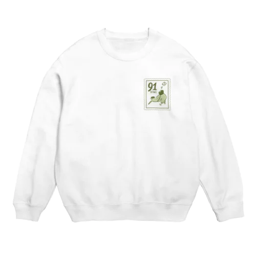 キーウィの切手 Crew Neck Sweatshirt