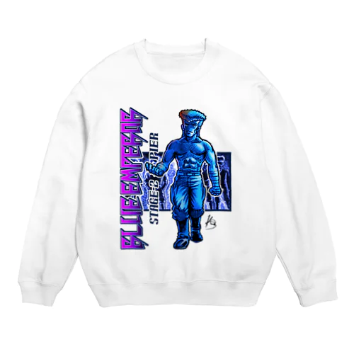 BLUE Emperorシンジver02 Crew Neck Sweatshirt