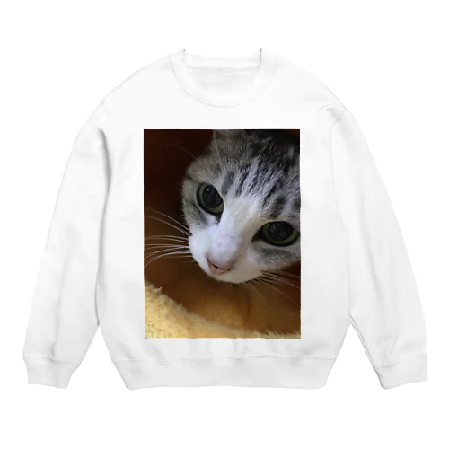 ねこまろ Crew Neck Sweatshirt