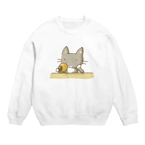 おせんべくつした Crew Neck Sweatshirt