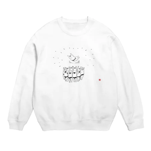 胴上げ Crew Neck Sweatshirt