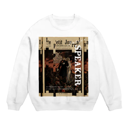 SPEAKER Crew Neck Sweatshirt