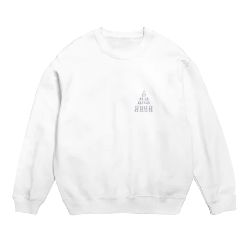 サクヤン（タイ伝統の刺青）　ヤント・パッタニミット（ワンポイント） Crew Neck Sweatshirt