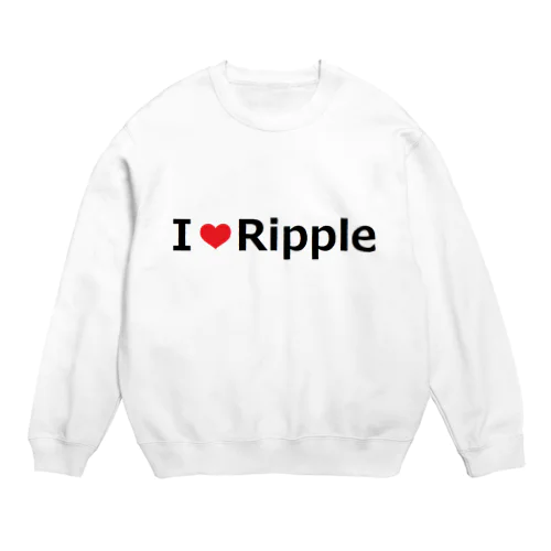 I Love Ripple Crew Neck Sweatshirt