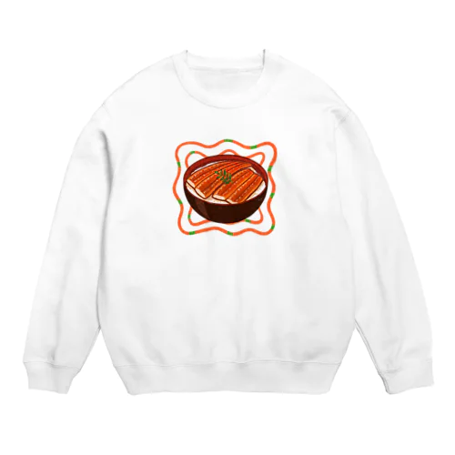 うな丼 Crew Neck Sweatshirt