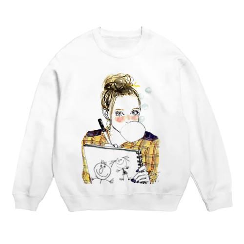 イケてる女3 Crew Neck Sweatshirt