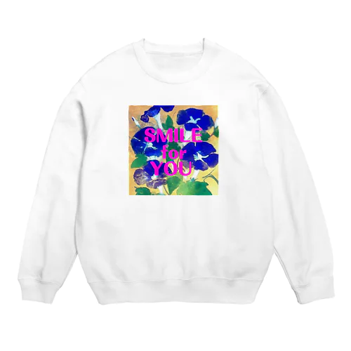 アサガオ7月24日誕生日花 Crew Neck Sweatshirt