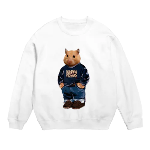 はとふろーれん前面 Crew Neck Sweatshirt