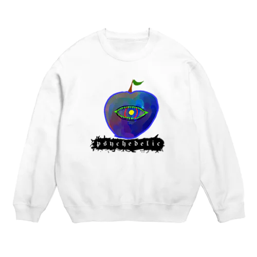 サイケデリックアップル(Psychedelic apple) Crew Neck Sweatshirt