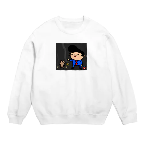 夏は花火大会 Crew Neck Sweatshirt