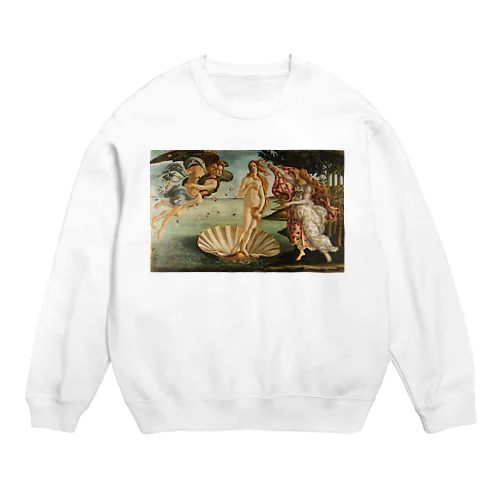 ボッティチェリ「ヴィーナスの誕生」 Crew Neck Sweatshirt