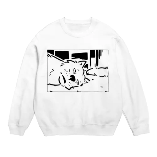 無気力な犬 Crew Neck Sweatshirt