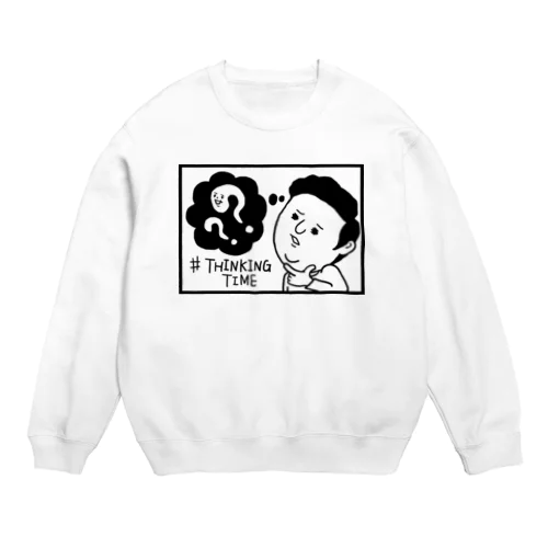 THINKING TIME Crew Neck Sweatshirt