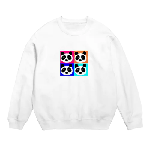 パンダ@アソート Crew Neck Sweatshirt