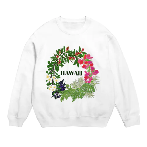 花輪HAWAII Crew Neck Sweatshirt