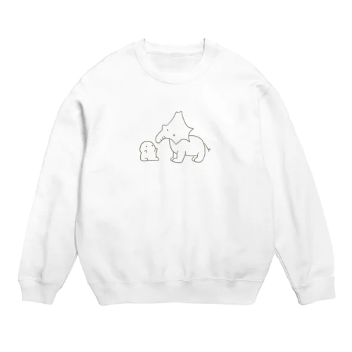 ばんざいくん＆ほっかいぞう Crew Neck Sweatshirt