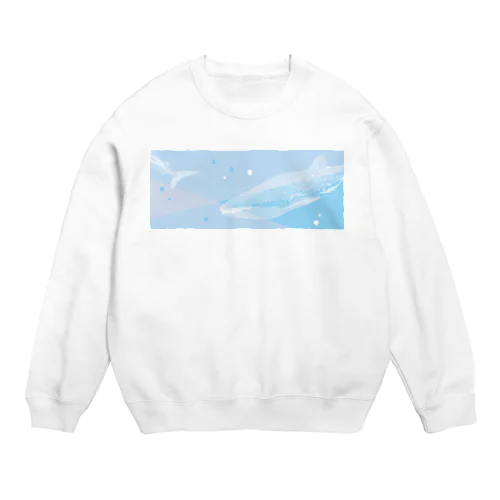 ジンベイザメ Crew Neck Sweatshirt